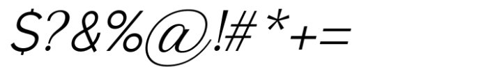 Gethalina Variable Italic Light Font OTHER CHARS
