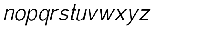 Gethalina Variable Italic Light Font LOWERCASE
