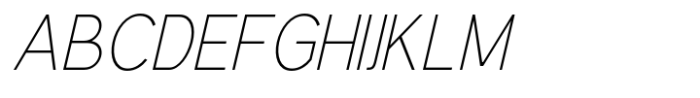 Gethalina Variable Italic Thin Font UPPERCASE