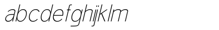 Gethalina Variable Italic Thin FONT