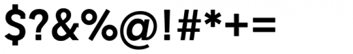 Getho Semi Sans Bold Font OTHER CHARS