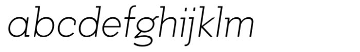 Getho Semi Sans Extra Light Italic FONT