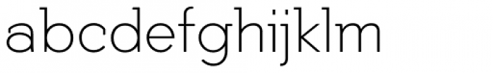 Getho Semi Sans Extra Light Font LOWERCASE