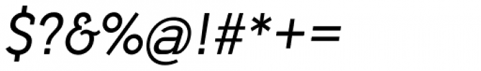 Getho Semi Sans Italic Font OTHER CHARS