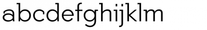 Getho Semi Sans Light Font LOWERCASE