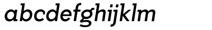 Getho Semi Sans Medium Italic FONT