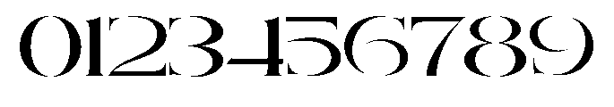Getina Extra Bold Ultra Exp Font OTHER CHARS