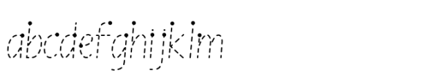 Getty Dubay Basic Dashed Dots FONT