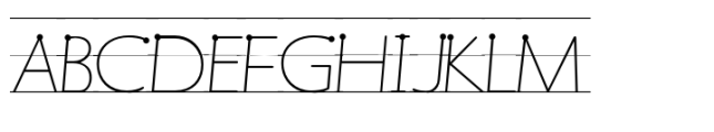 Getty Dubay Smallcaps Lines Dots Font UPPERCASE