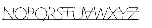 Getty Dubay Smallcaps Lines Dots Font UPPERCASE