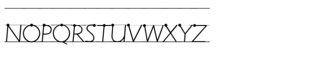 Getty Dubay Smallcaps Lines Dots Font LOWERCASE