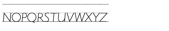 Getty Dubay Smallcaps Lines Font LOWERCASE