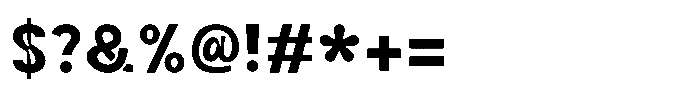 Geula Bold Font OTHER CHARS