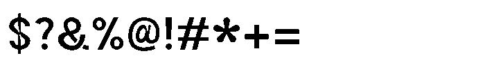 Geula Regular Font OTHER CHARS