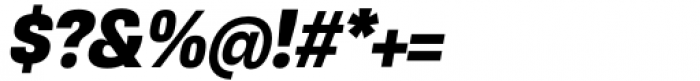 Gevher Narrow Black Italic Font OTHER CHARS