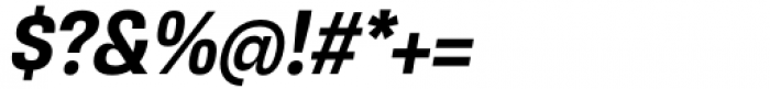 Gevher Narrow Bold Italic Font OTHER CHARS