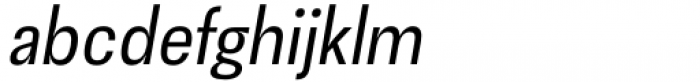 Gevher Narrow Regular Italic Font LOWERCASE