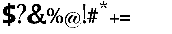 Geximo Black Font OTHER CHARS
