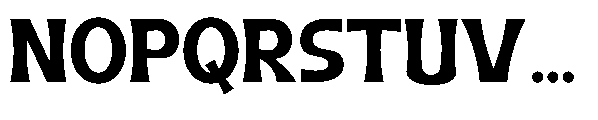Geximo Black Font UPPERCASE