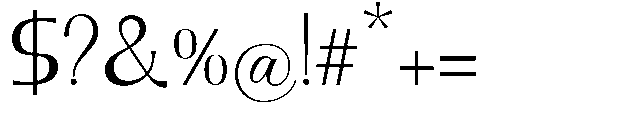Geximo Extra Light Font OTHER CHARS