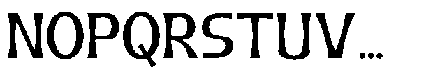 Geximo Medium Font LOWERCASE