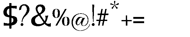 Geximo Semi Bold Font OTHER CHARS