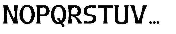 Geximo Semi Bold Font UPPERCASE