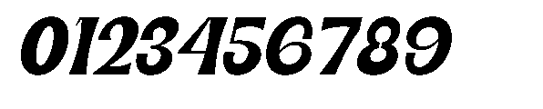 Geximo Slant Black Font OTHER CHARS