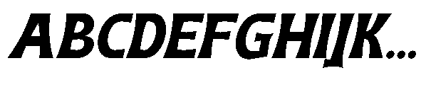 Geximo Slant Black FONT