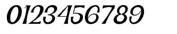 Geximo Slant Medium Font OTHER CHARS