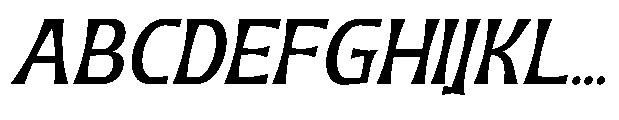 Geximo Slant Medium FONT