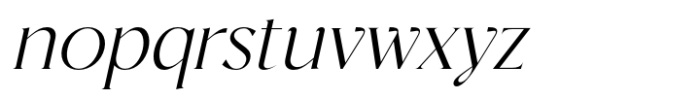 Geylare Italic Font LOWERCASE