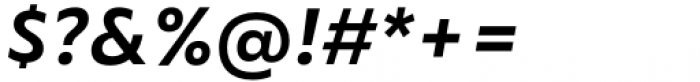 Gezart Semi Bold Italic Font OTHER CHARS