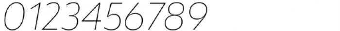 Gezart Thin Italic Font OTHER CHARS