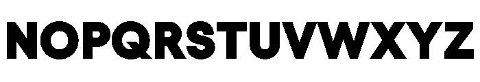 Gellix TRIAL Black Instance Font UPPERCASE