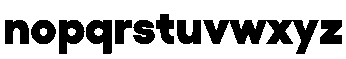 Gellix TRIAL Black Instance Font LOWERCASE