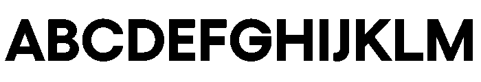 Gellix TRIAL Bold Instance Font UPPERCASE