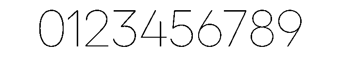 Gellix TRIAL Thin Instance Font OTHER CHARS