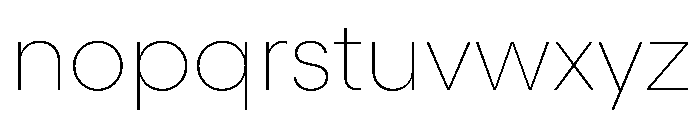 Gellix TRIAL Thin Instance Font LOWERCASE