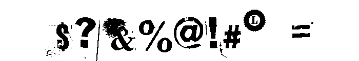 General Collection Bighouse Font OTHER CHARS