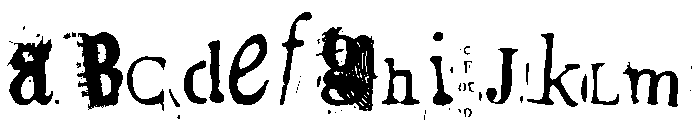 General Collection Bighouse Font UPPERCASE