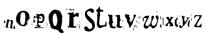 General Collection Bighouse Font UPPERCASE