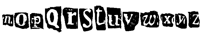 General Collection Bighouse Font LOWERCASE