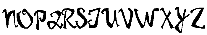 General Collection Birdhouse Font UPPERCASE