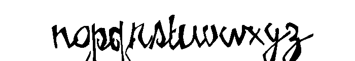 General Collection Birdhouse Font LOWERCASE