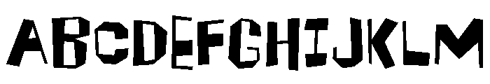 General Collection Brickhouse Font UPPERCASE