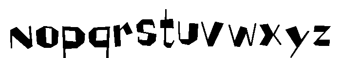 General Collection Brickhouse Font LOWERCASE