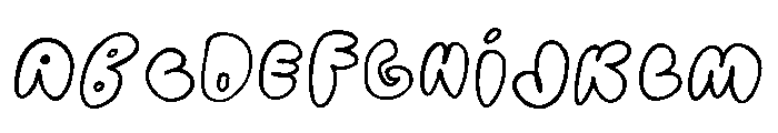 General Collection Bubblehouse FONT
