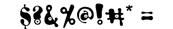 General Collection Bughouse Font OTHER CHARS