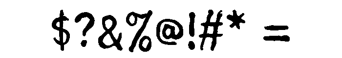 General Collection Cleanhouse Font OTHER CHARS